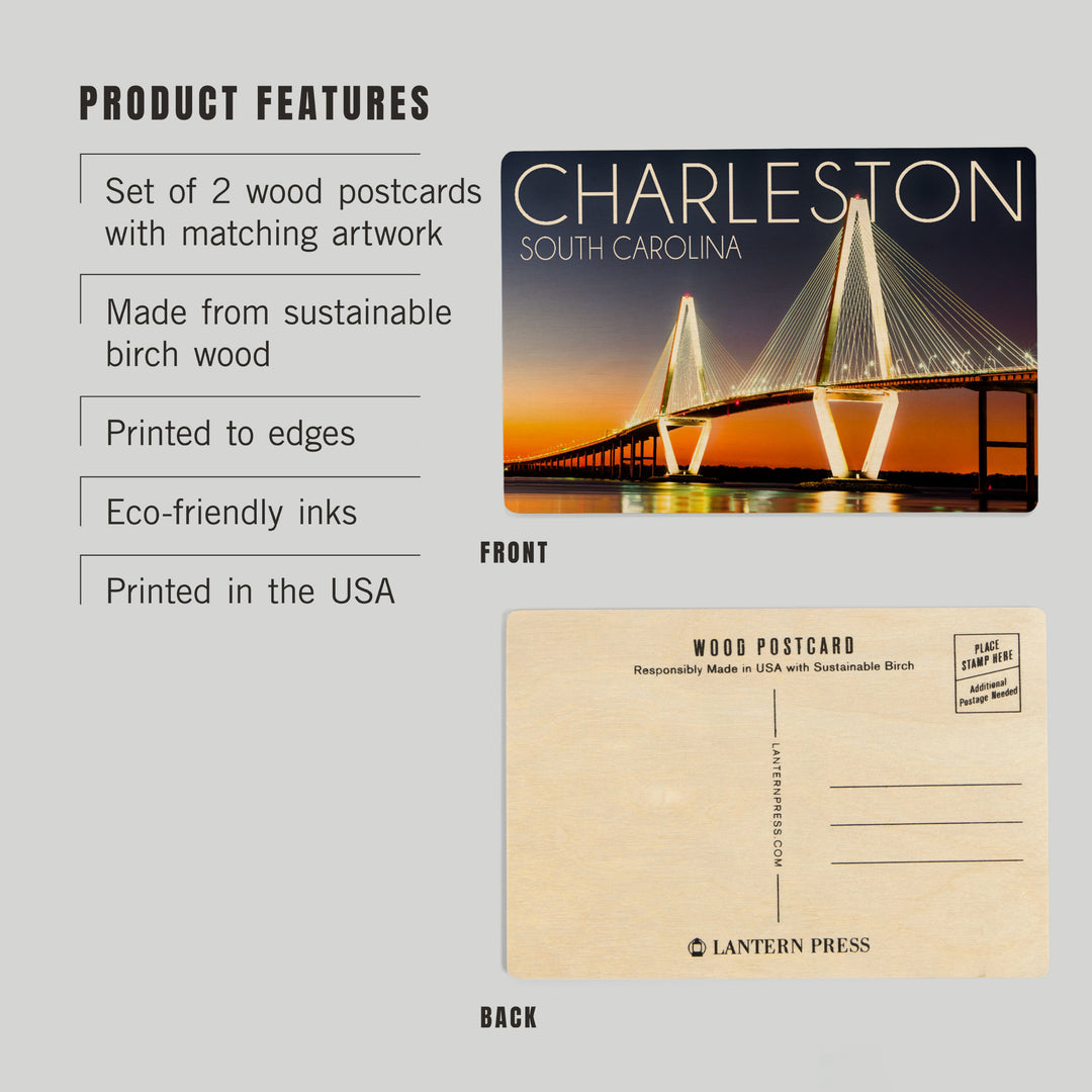 Charleston, South Carolina, Photoy, Arthur, Wood Sign and Postcards