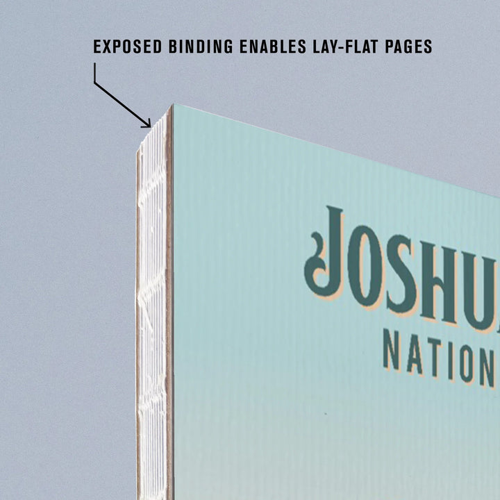 Lined 6x9 Journal, Joshua Tree National Park, California, Painterly National Park Series, Lay Flat, 193 Pages, FSC paper
