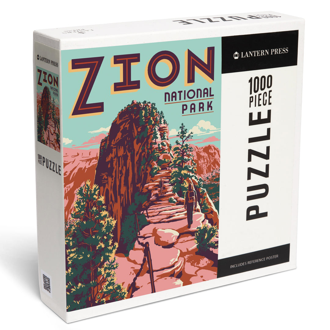 Zion National Park, Utah, Angel's Landing, Explorer Series, Jigsaw Puzzle
