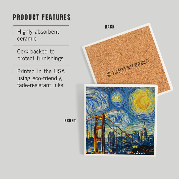 San Francisco, California, Starry Night City Series, Coasters