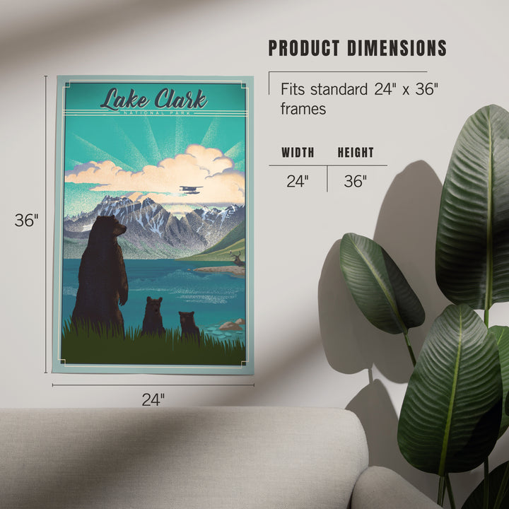 Lake Clark National Park, Alaska, Lithograph, Art & Giclee Prints