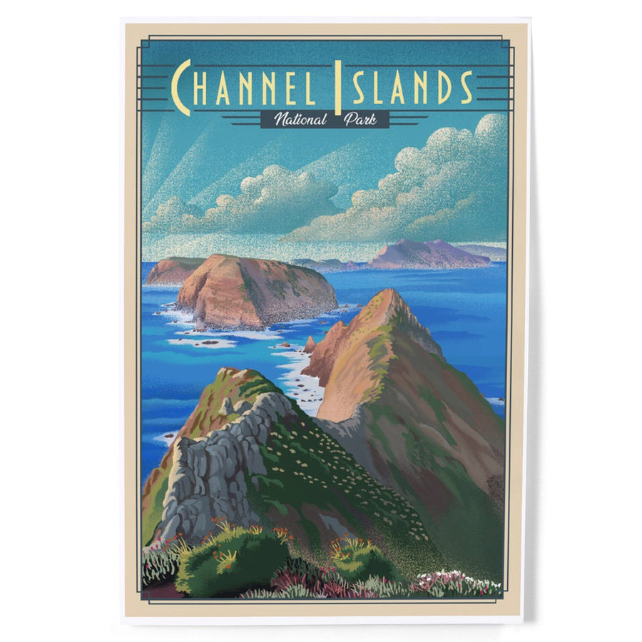 Channel Islands National Park, California, Lithograph National Park Series, Art & Giclee Prints Art Lantern Press 