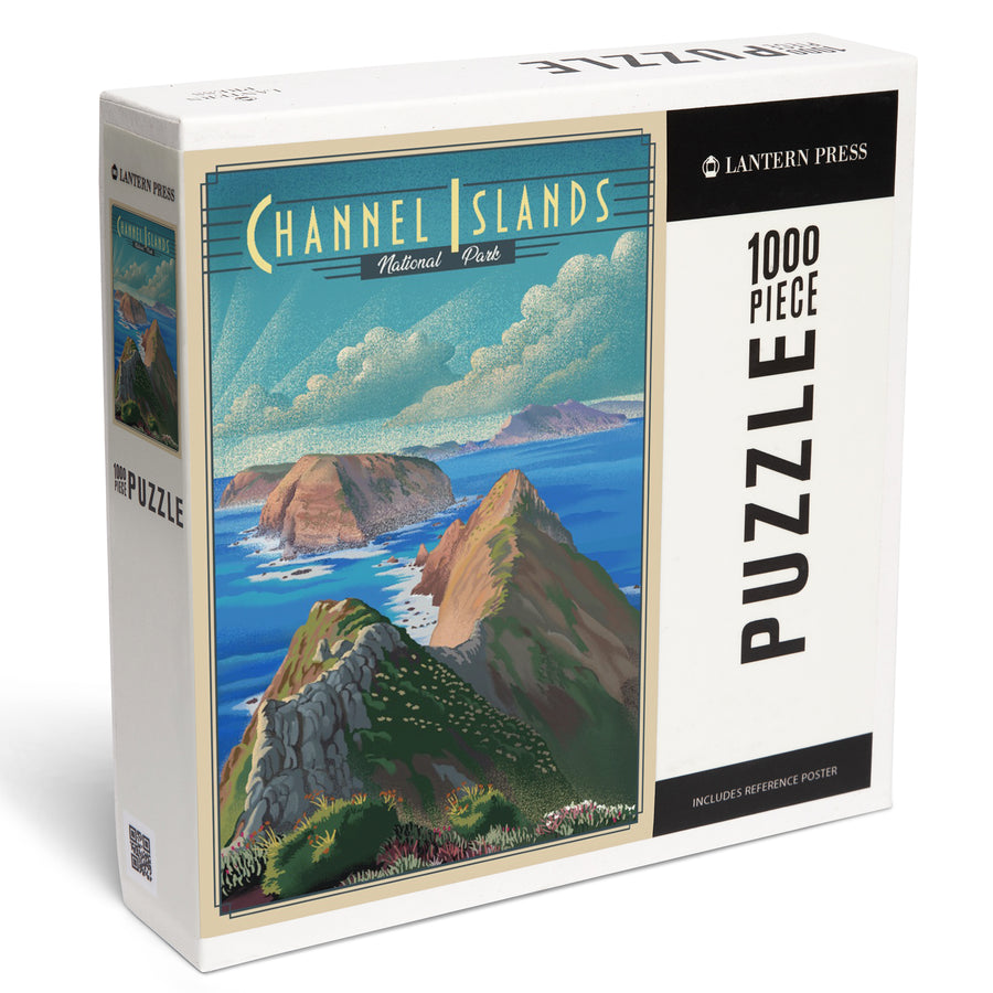 Channel Islands National Park, California, Lithograph National Park Series, Jigsaw Puzzle Puzzle Lantern Press 
