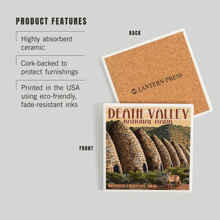 Charcoal Kilns, Death Valley National Park, Coasters Coasters Lantern Press 