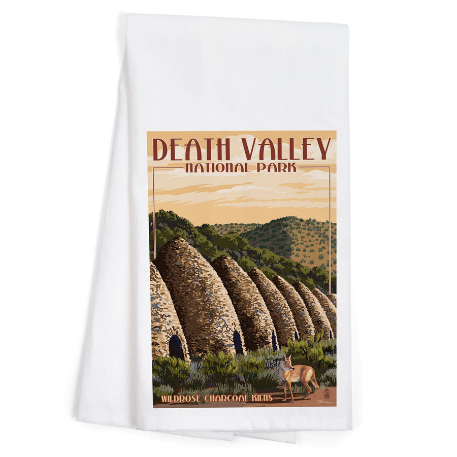 Charcoal Kilns, Death Valley National Park, Organic Cotton Kitchen Tea Towels Kitchen Lantern Press 