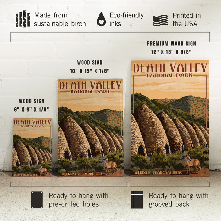Charcoal Kilns, Death Valley National Park, Wood Signs and Postcards Wood Lantern Press 