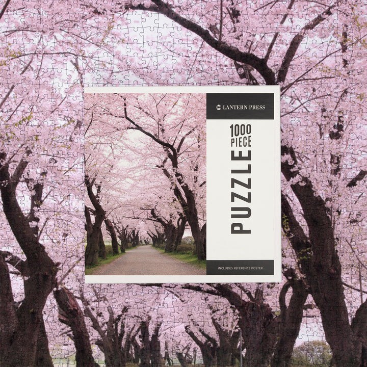 Cherry Orchard Blossoms, Jigsaw Puzzle Puzzle Lantern Press 