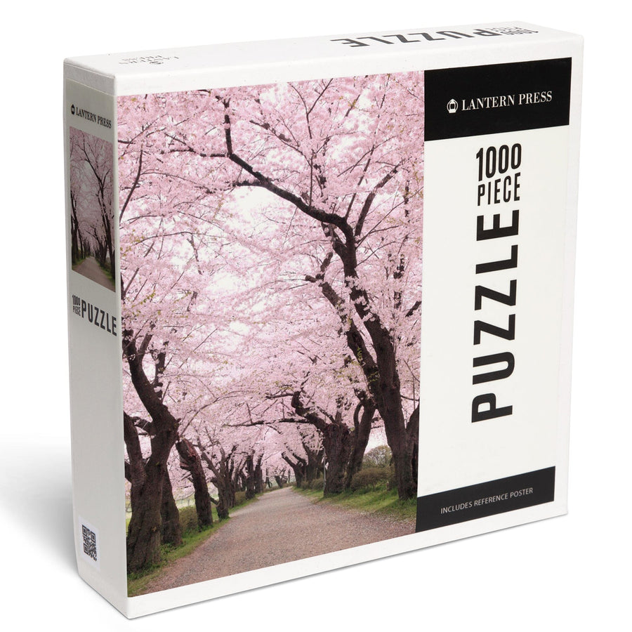 Cherry Orchard Blossoms, Jigsaw Puzzle Puzzle Lantern Press 