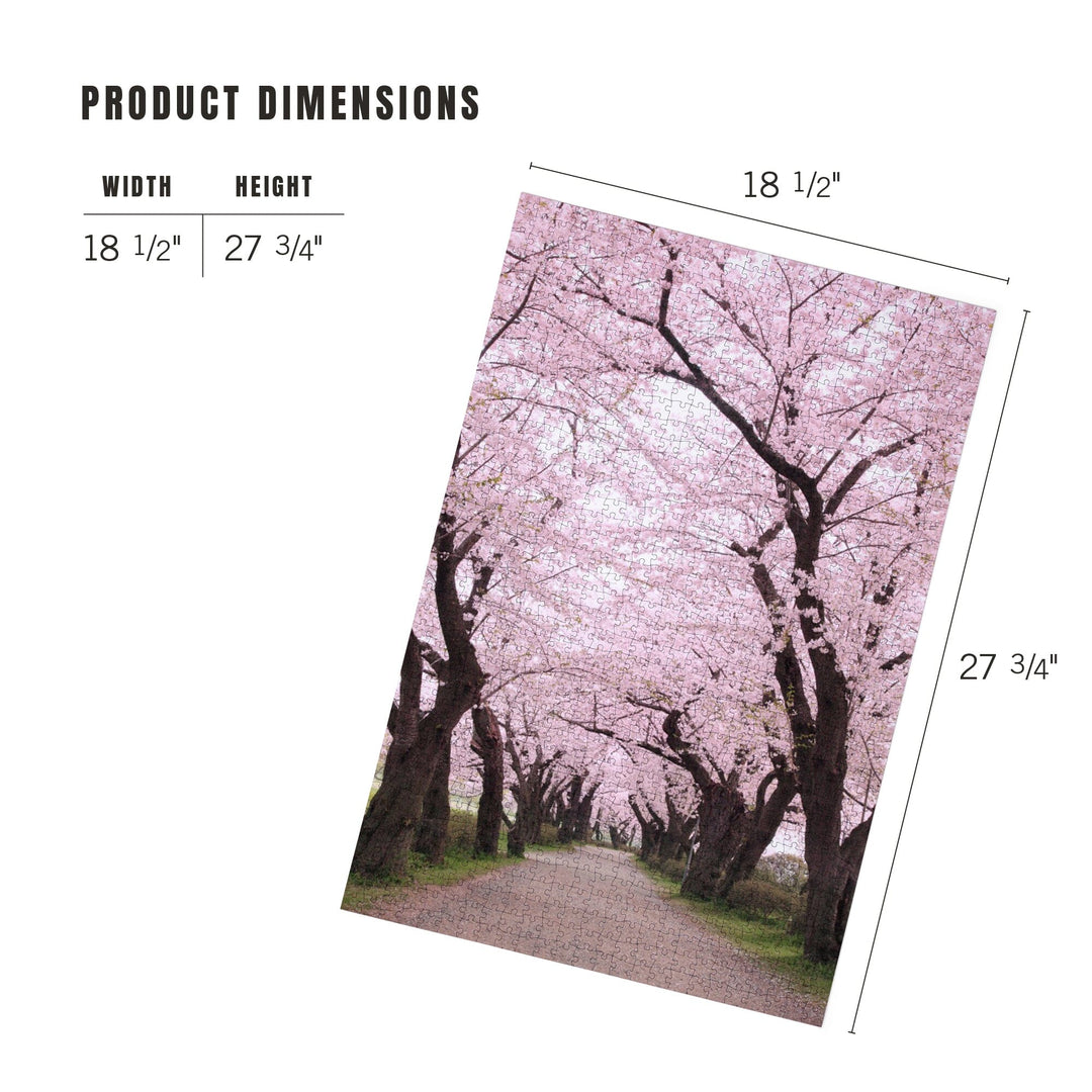 Cherry Orchard Blossoms, Jigsaw Puzzle Puzzle Lantern Press 