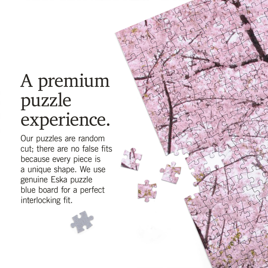 Cherry Orchard Blossoms, Jigsaw Puzzle Puzzle Lantern Press 