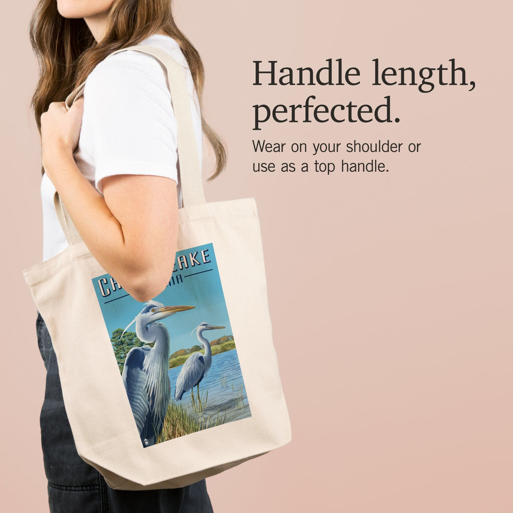 Chesapeake, Virginia, Blue Herons, Tote Bag Totes Lantern Press 