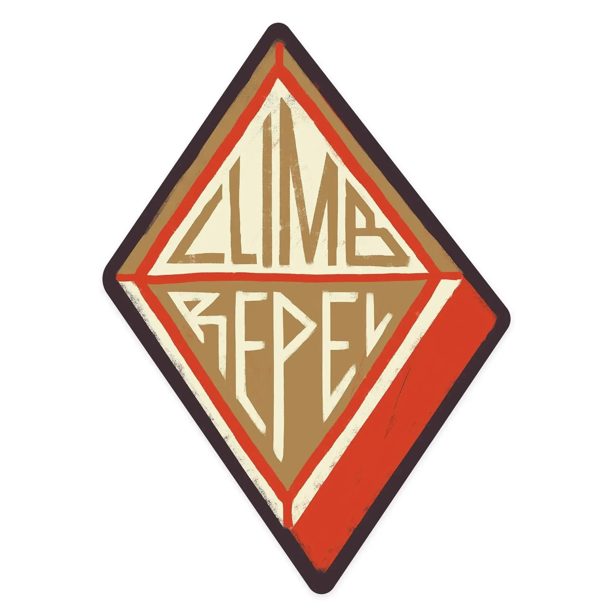 Climbing, Climb, Repel, Contour, outdoor vinyl stickers – Lantern Press