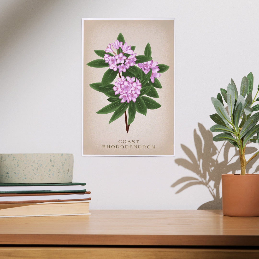 Coast Rhododendron, Vintage Flora - Lantern Press