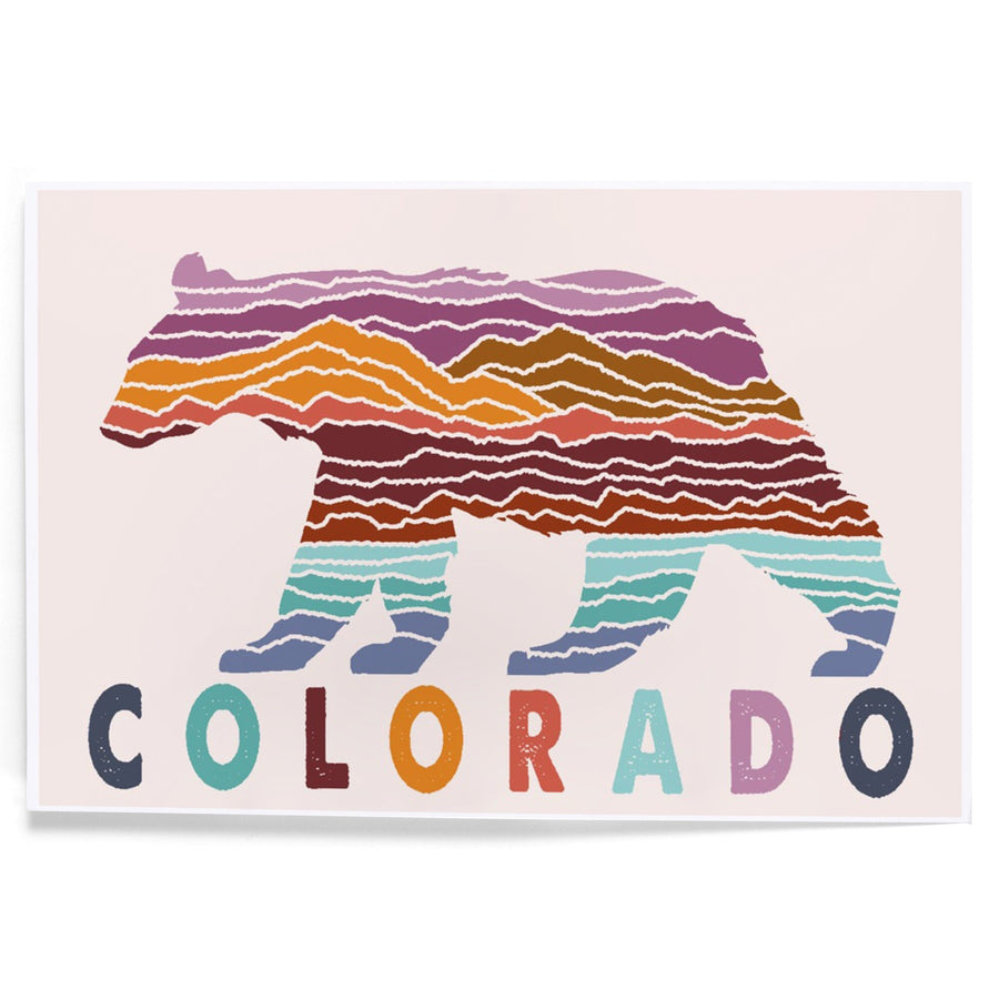 Colorado, Bear, Wander More Collection, Art & Giclee Prints Art Lantern Press 