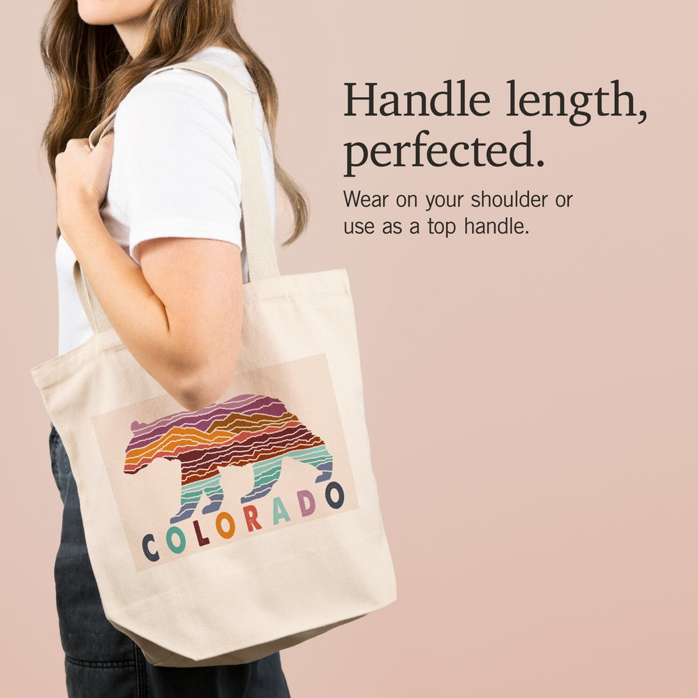 Colorado, Bear, Wander More Collection, Tote Bag Totes Lantern Press 