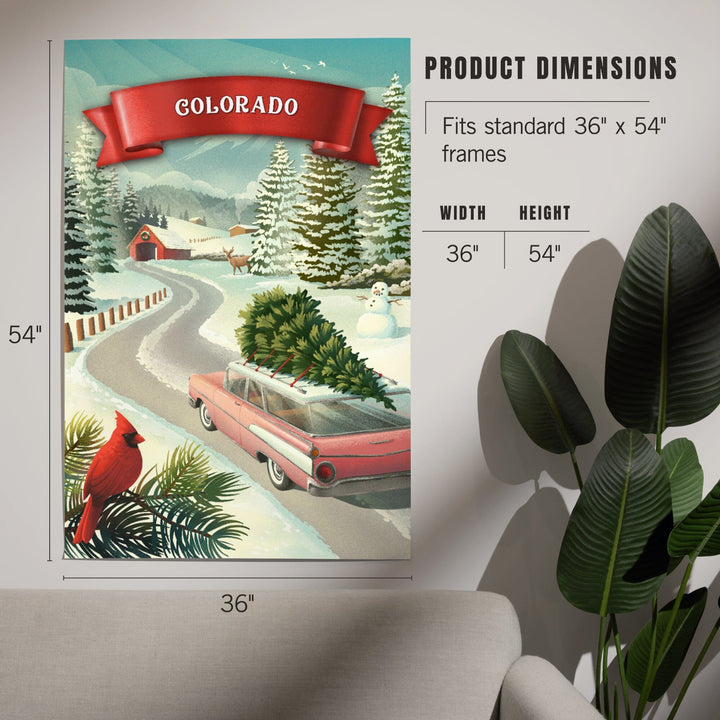 Colorado, Holiday Tradition, Art & Giclee Prints Art Lantern Press 