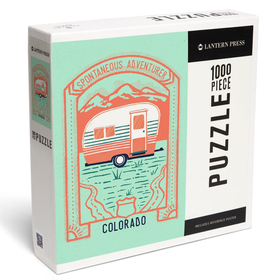 Colorado, Lake Life Series, Spontaneous Adventurer, Jigsaw Puzzle Puzzle Lantern Press 