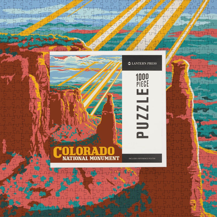 Colorado National Monument, Explorer Series, Jigsaw Puzzle Puzzle Lantern Press 