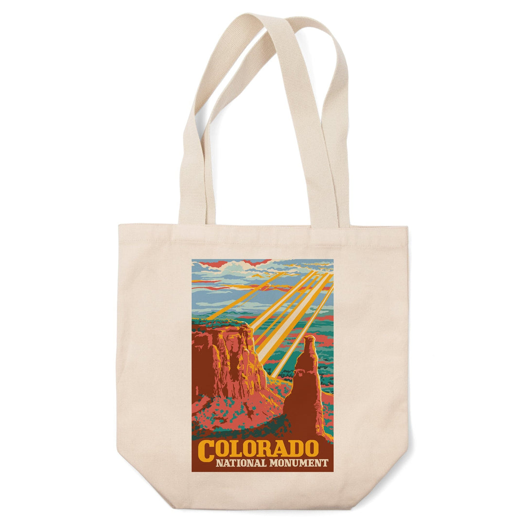Colorado National Monument, Explorer Series, Lantern Press Artwork, Tote Bag Totes Lantern Press 