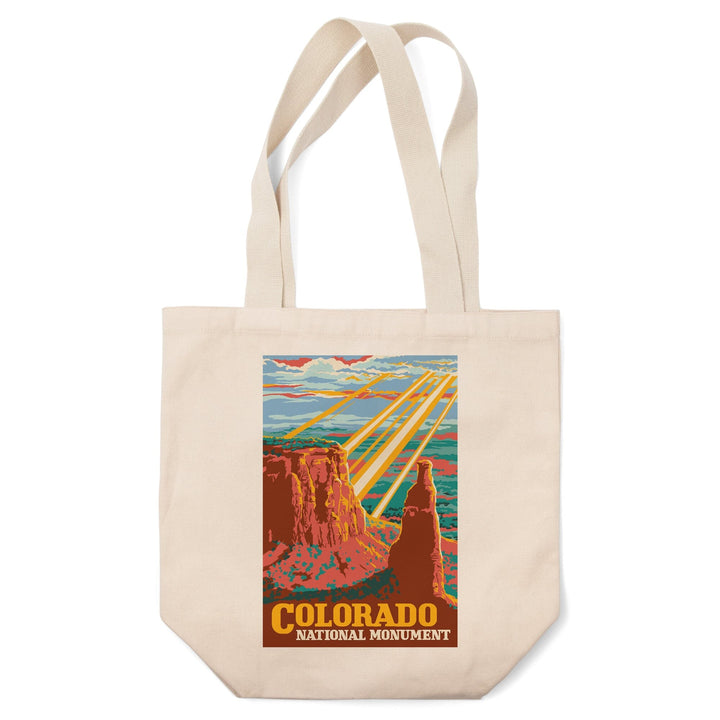 Colorado National Monument, Explorer Series, Tote Bag Totes Lantern Press 