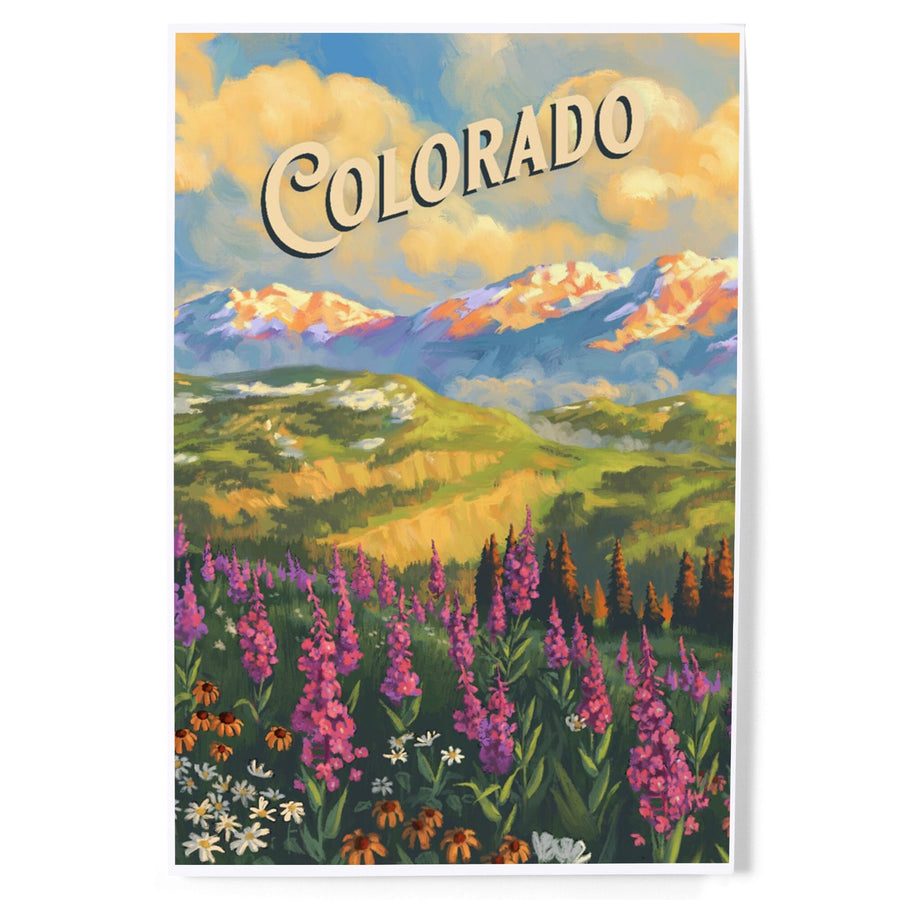 Colorado, Oil Painting, Art & Giclee Prints Art Lantern Press 