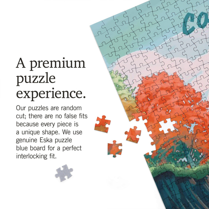 Colorado, Seek Adventure, River Rafting, Jigsaw Puzzle - Lantern Press