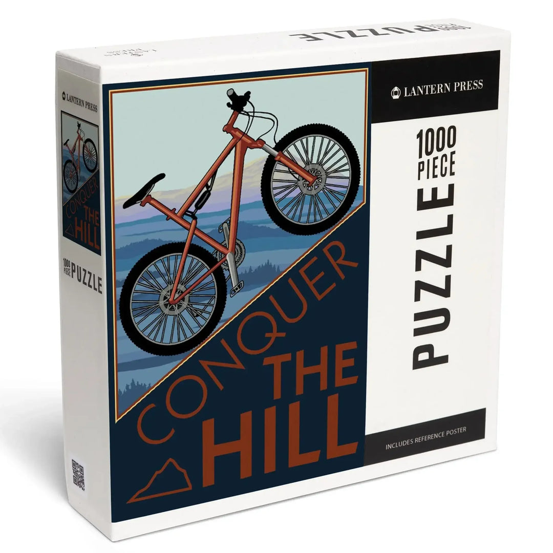 Conquer the Hill, Mountain Bike, Jigsaw Puzzle
