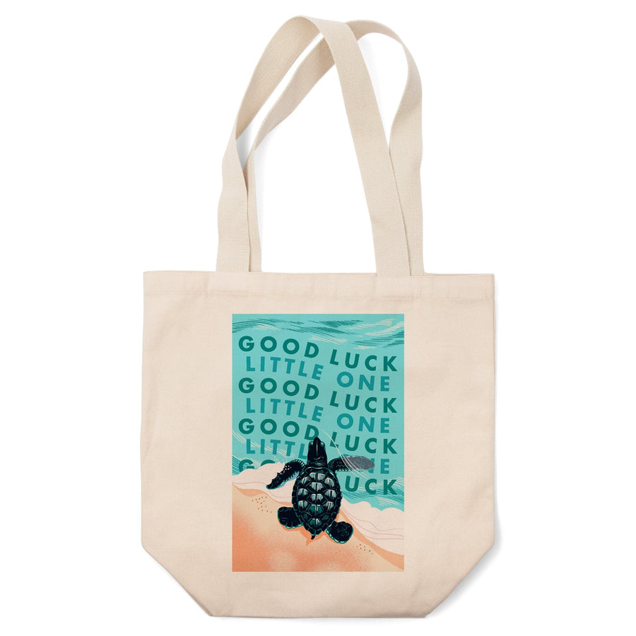 Courageous Explorer Collection, Turtle, Good Luck Little One, Tote Bag Totes Lantern Press 