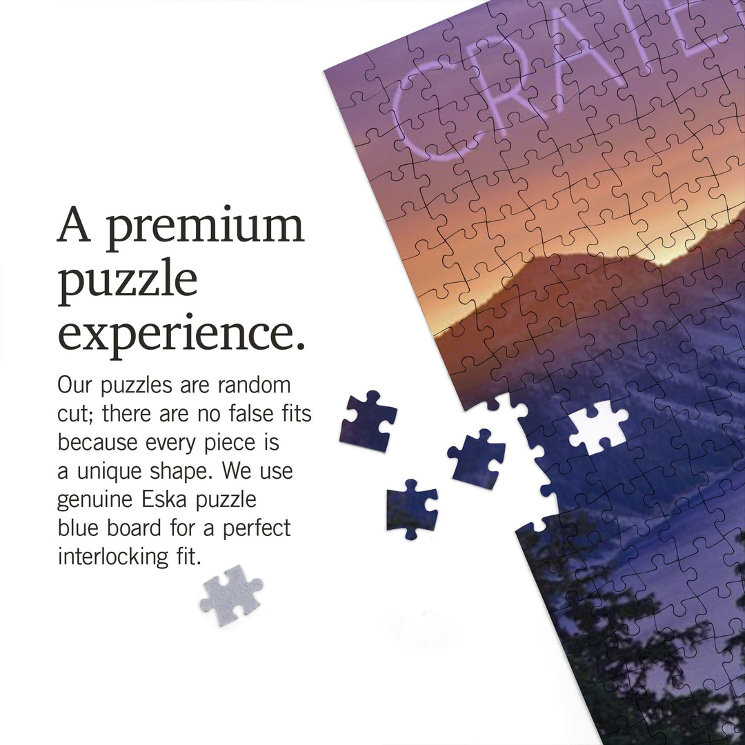 Crater Lake National Park, Oregon, Aerial View, Jigsaw Puzzle Puzzle Lantern Press 