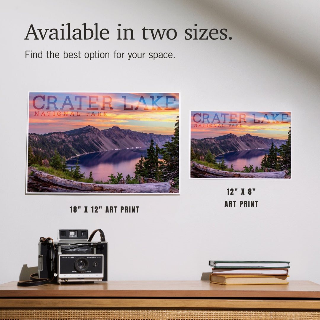 Crater Lake National Park, Oregon, Early Morning, Art & Giclee Prints Art Lantern Press 