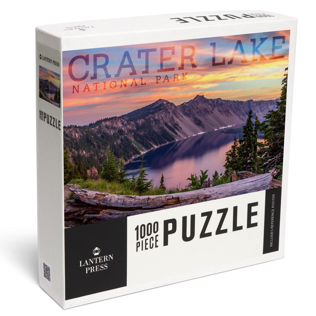 Crater Lake National Park, Oregon, Early Morning, Jigsaw Puzzle Puzzle Lantern Press 