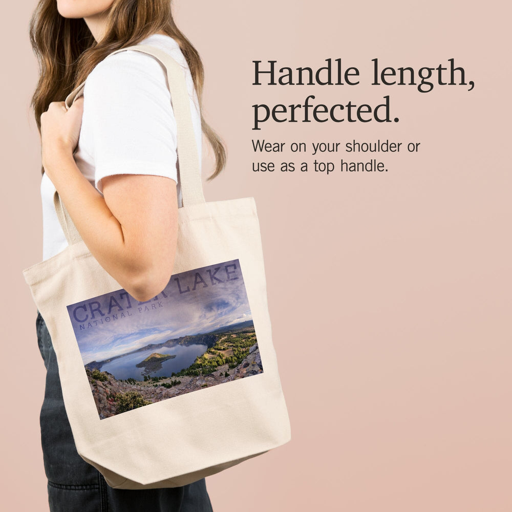 Crater Lake National Park, Oregon, Panoramic View, Tote Bag Totes Lantern Press 