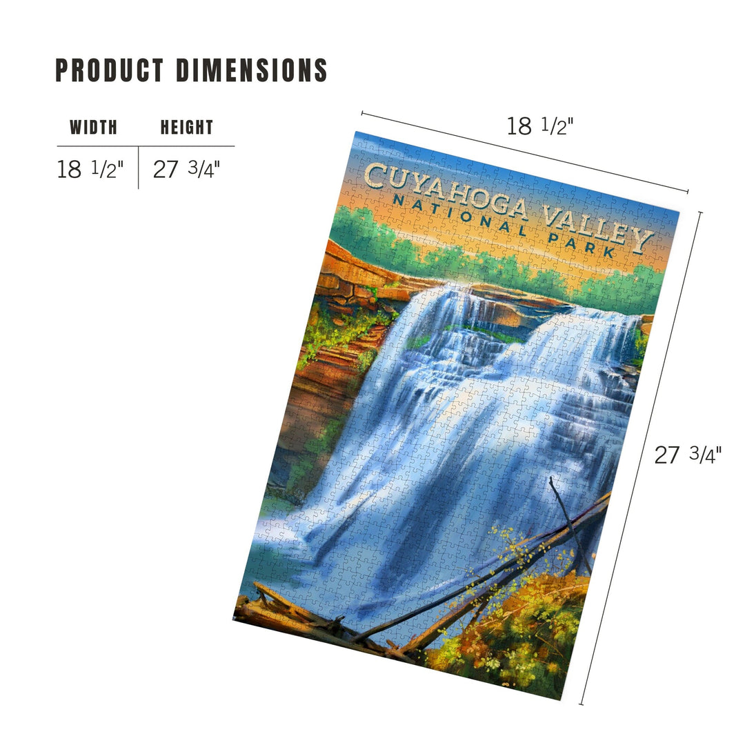 Cuyahoga Valley National Park, Ohio, Oil Painting, Jigsaw Puzzle Puzzle Lantern Press 