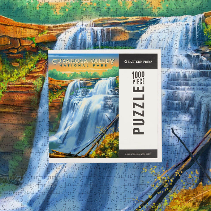 Cuyahoga Valley National Park, Ohio, Oil Painting, Jigsaw Puzzle Puzzle Lantern Press 