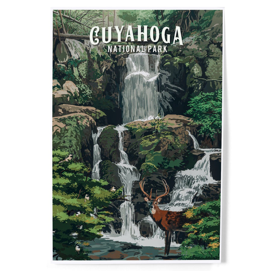 Cuyahoga Valley National Park, Ohio, Painterly National Park Series, Art & Giclee Prints Art Lantern Press 