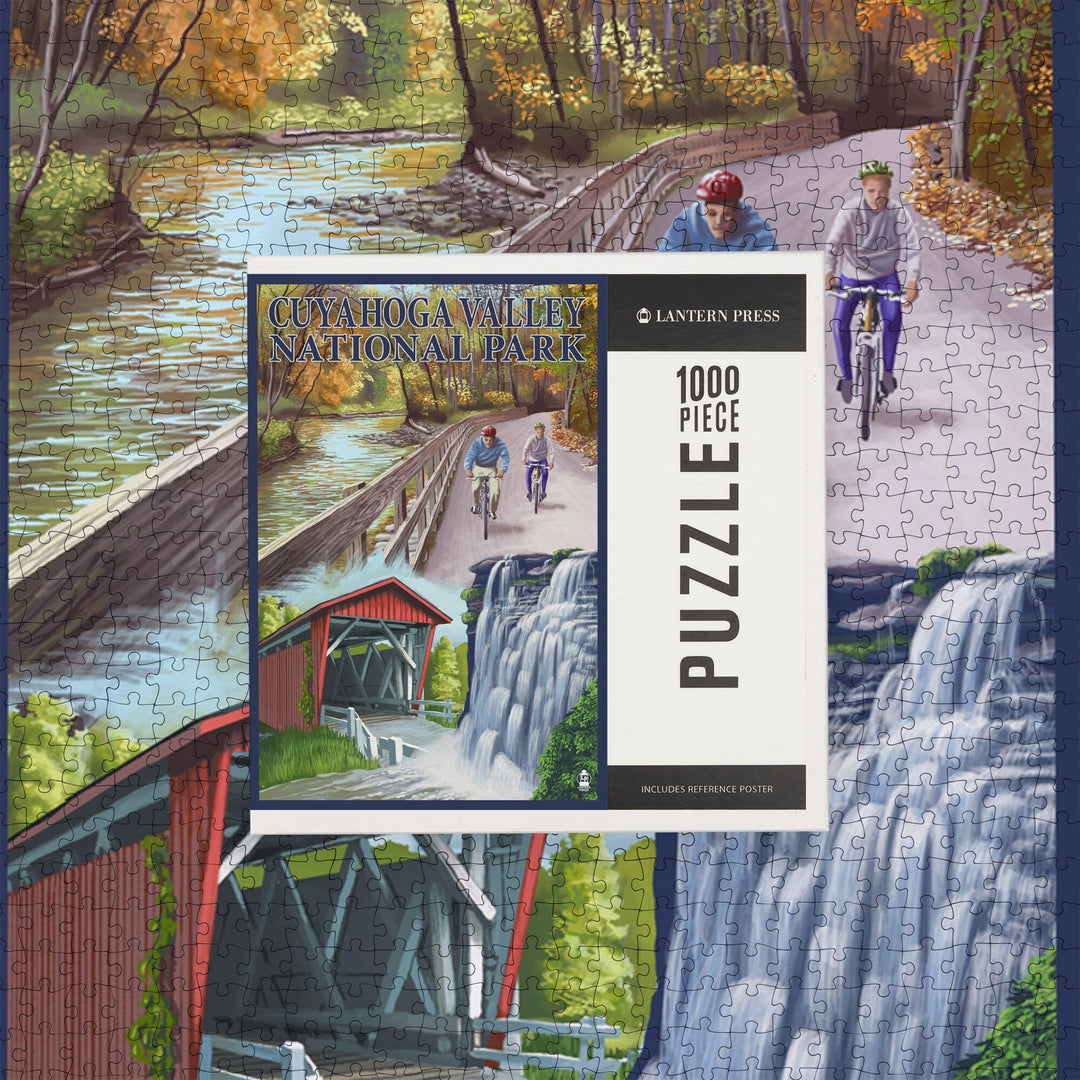 Cuyahoga Valley National Park, Ohio Views, Jigsaw Puzzle Puzzle Lantern Press 