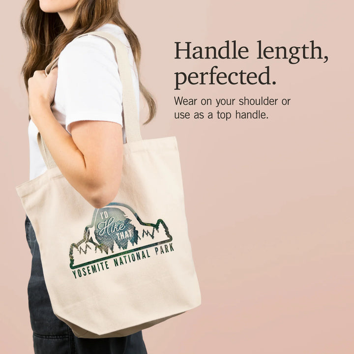 Yosemite National Park, California, I'd Hike That,, Tote Bag