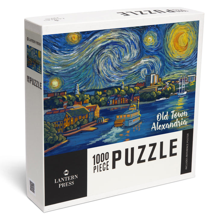 Alexandria, Virginia, Starry Night, 1000 Piece Jigsaw Puzzle