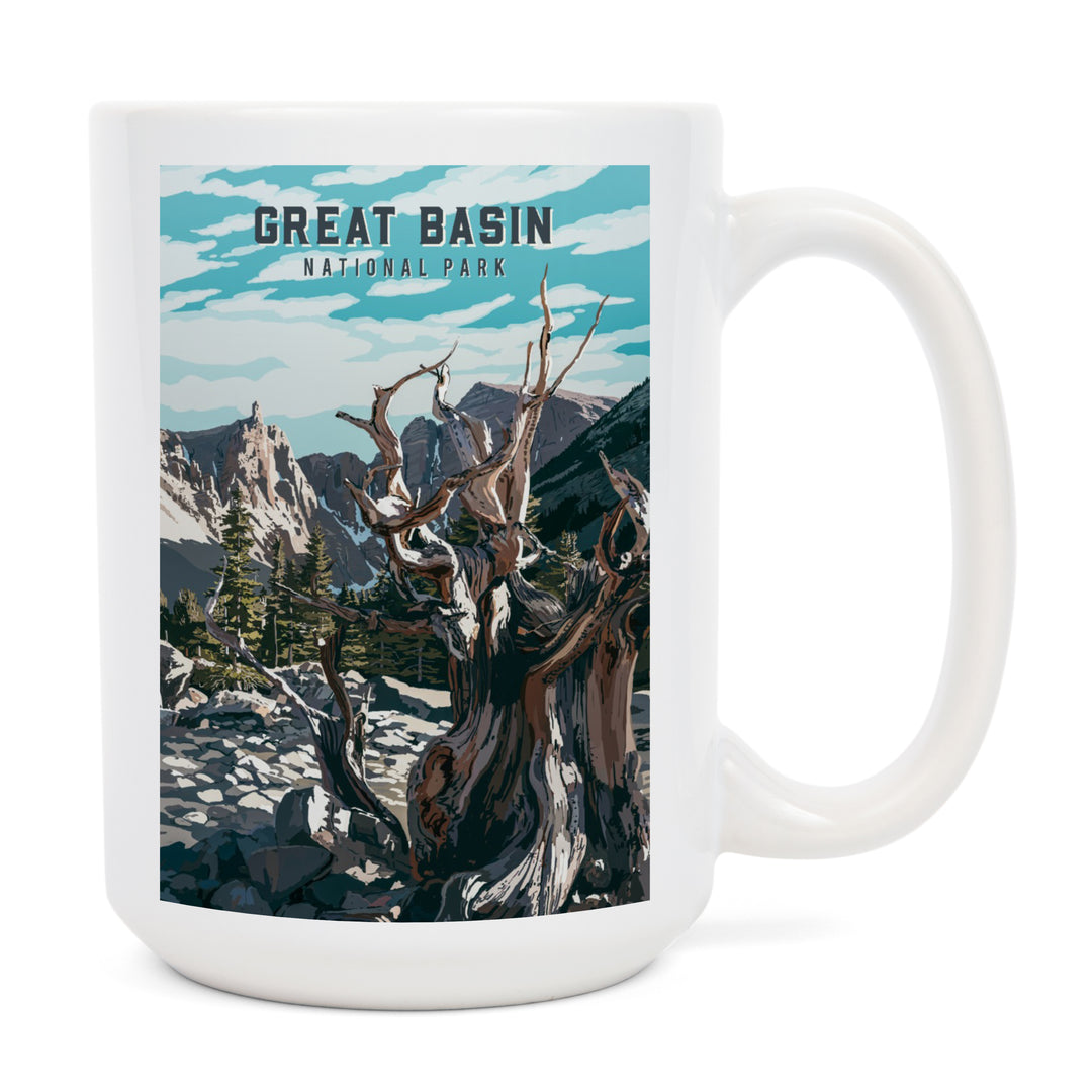 Great Basin National Park, Nevada, Painterly National Park Series, Ceramic Mug