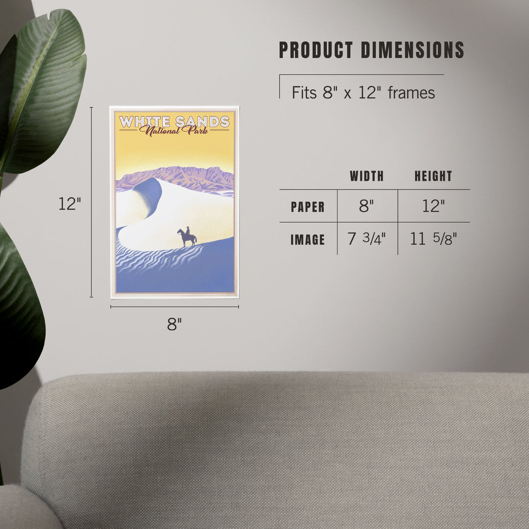 White Sands National Park, Litho, Art & Giclee Prints