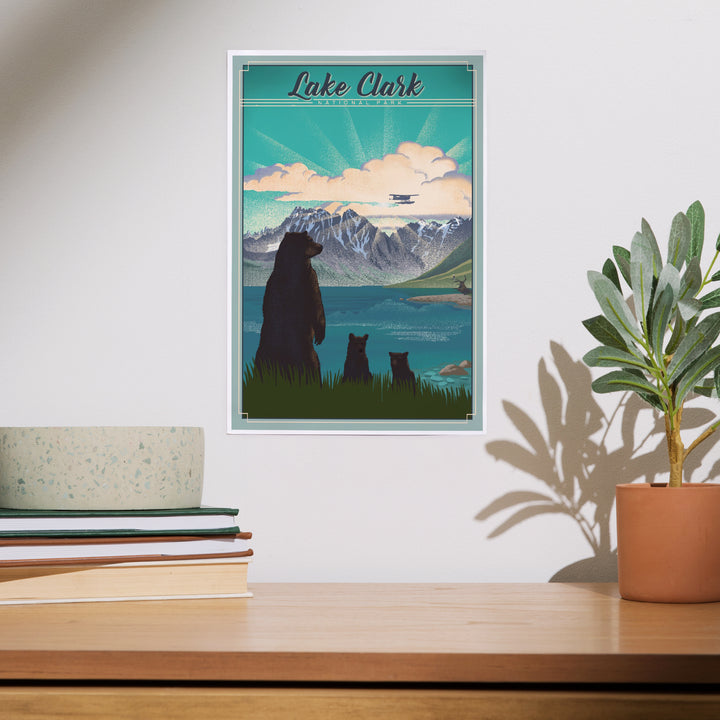 Lake Clark National Park, Alaska, Lithograph, Art & Giclee Prints