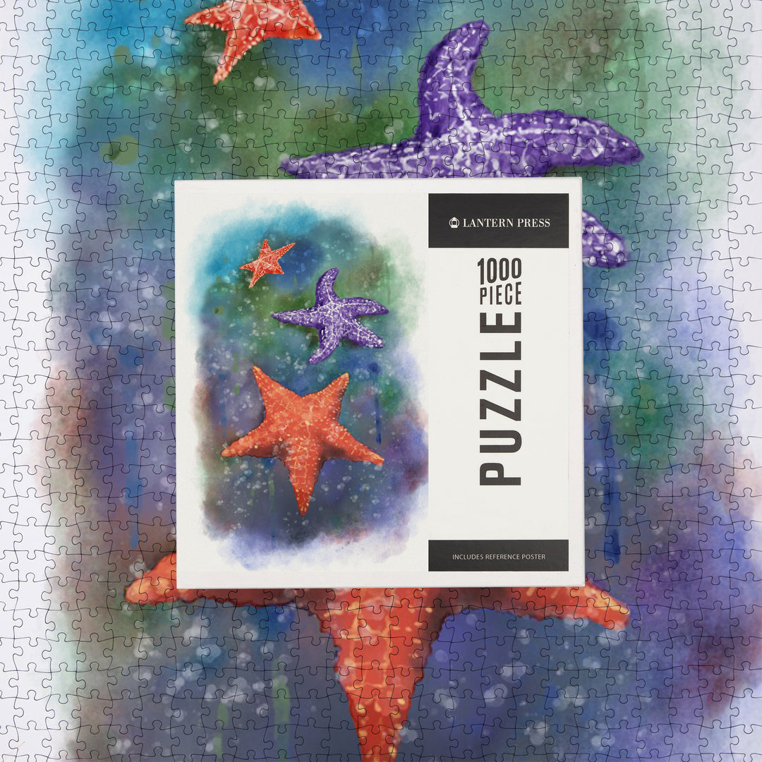 Starfish, Watercolor, Jigsaw Puzzle