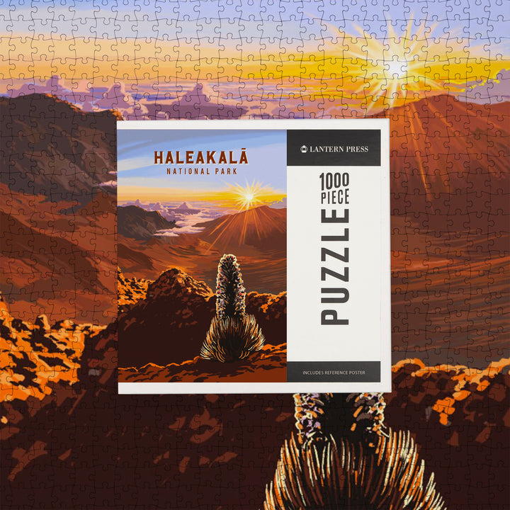 Haleakala National Park, Hawaii, Painterly Series, Jigsaw Puzzle