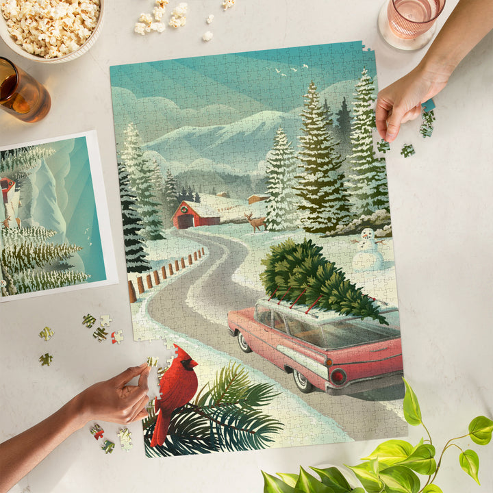 Holiday Tradition, Christmas Tree Farm, 1000 Piece Jigsaw Puzzle