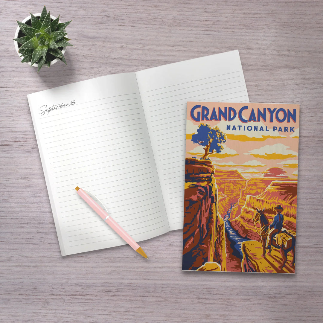 Lined 6x9 Journal, Grand Canyon National Park, Arizona, Explorer Series, Grand Canyon, Lay Flat, 193 Pages, FSC paper