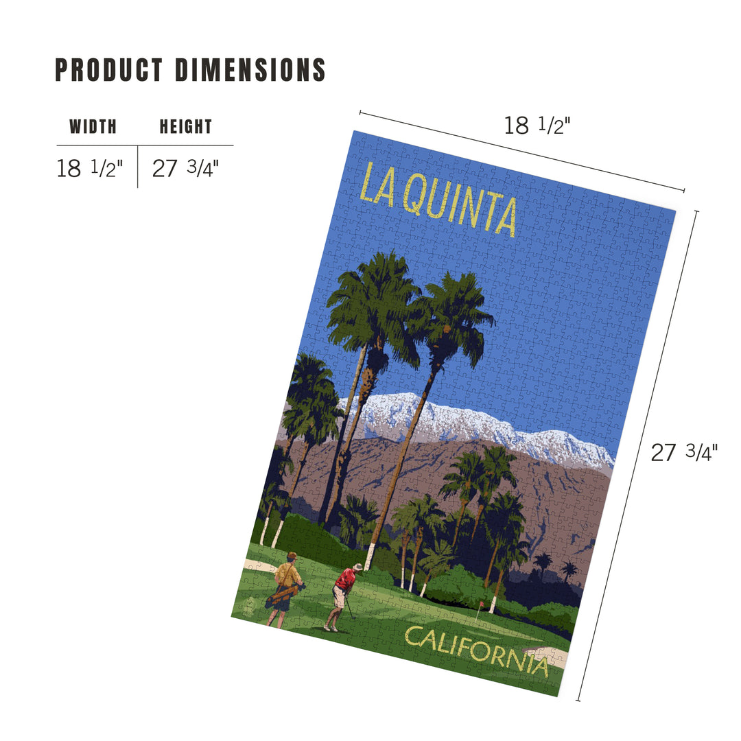 La Quinta, California, Golfing Scene, 1000 Piece Jigsaw Puzzle