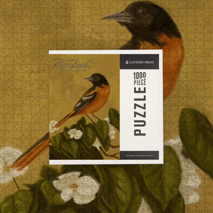 Maryland, Oriole, Oil Painting, Jigsaw Puzzle