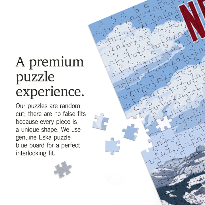 Nevada, Painterly, Enjoy The View, 1000 Piece Jigsaw Puzzle
