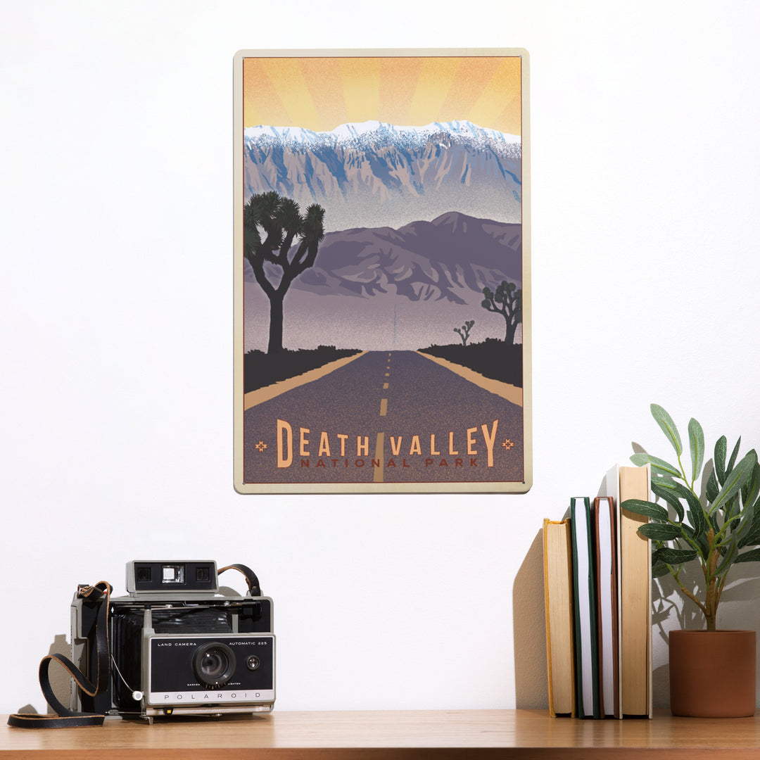 Death Valley National Park, California, Lithograph, Metal Signs