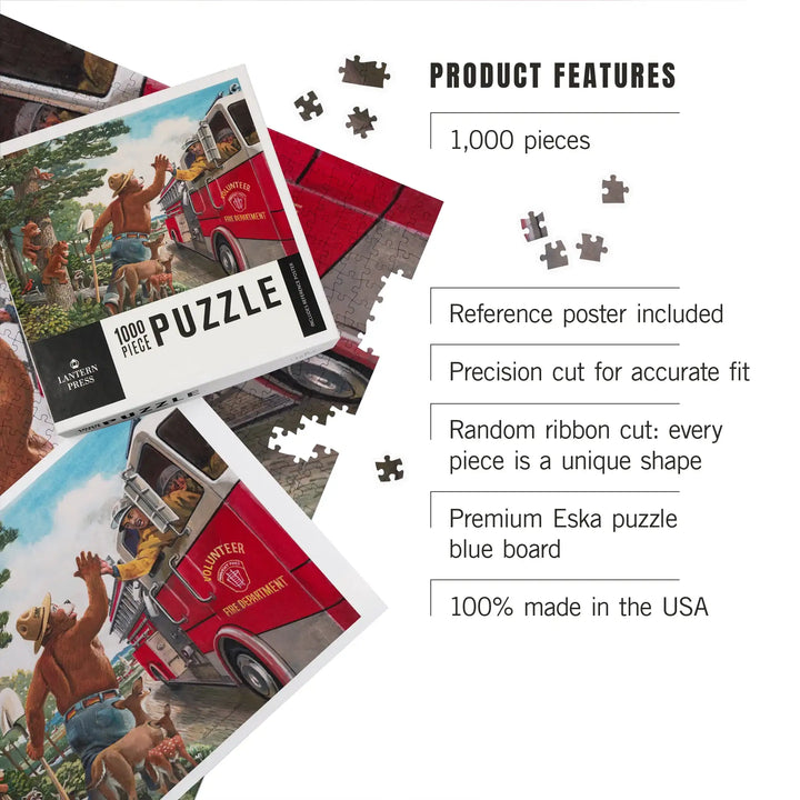 Smokey Bear, High Five for Fire Prevention, Jigsaw Puzzle